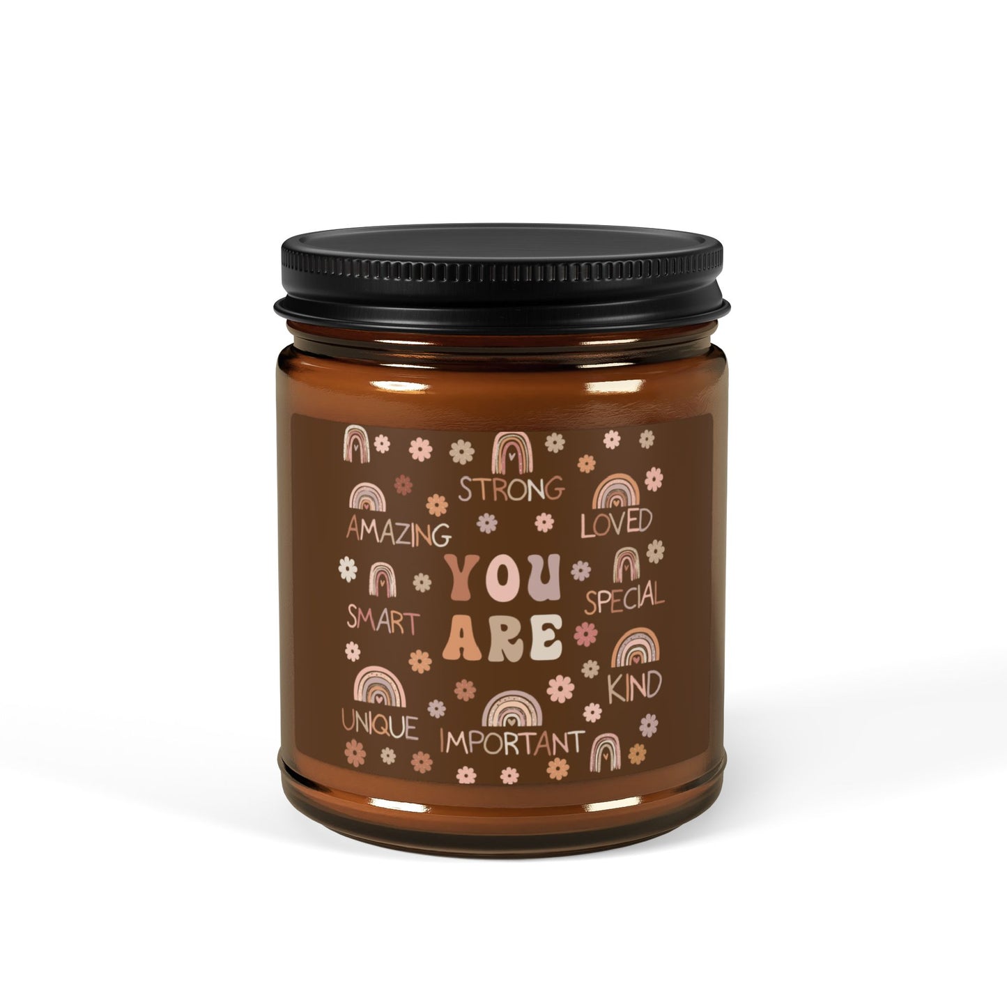 "You Are" Soy Candle (Multi-Size, Amber Jar)