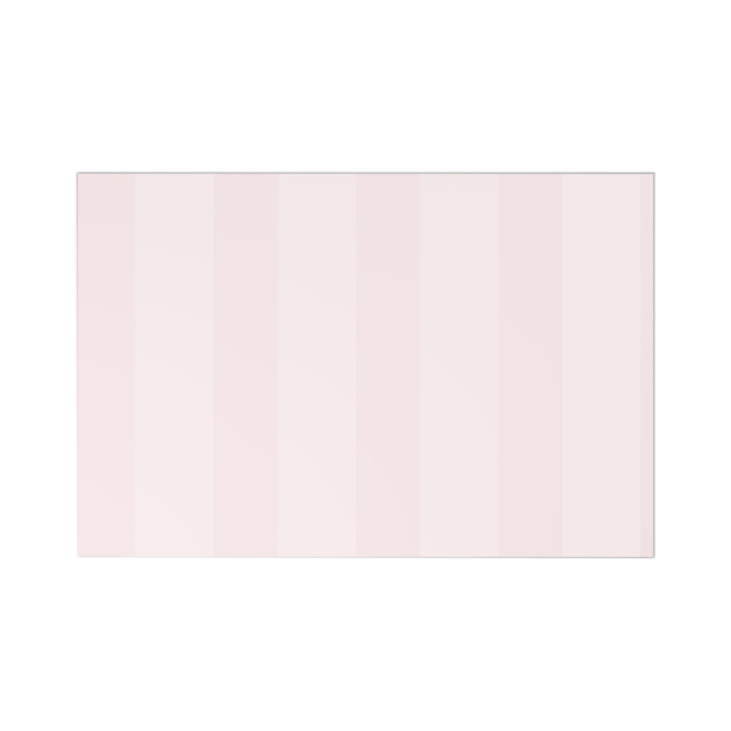 Pink Striped Postcards Set of 7