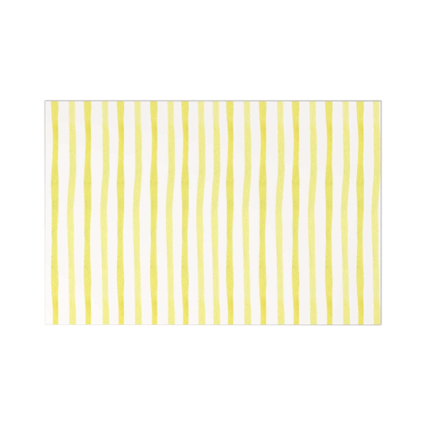 Yellow Striped Postcards Set of 7