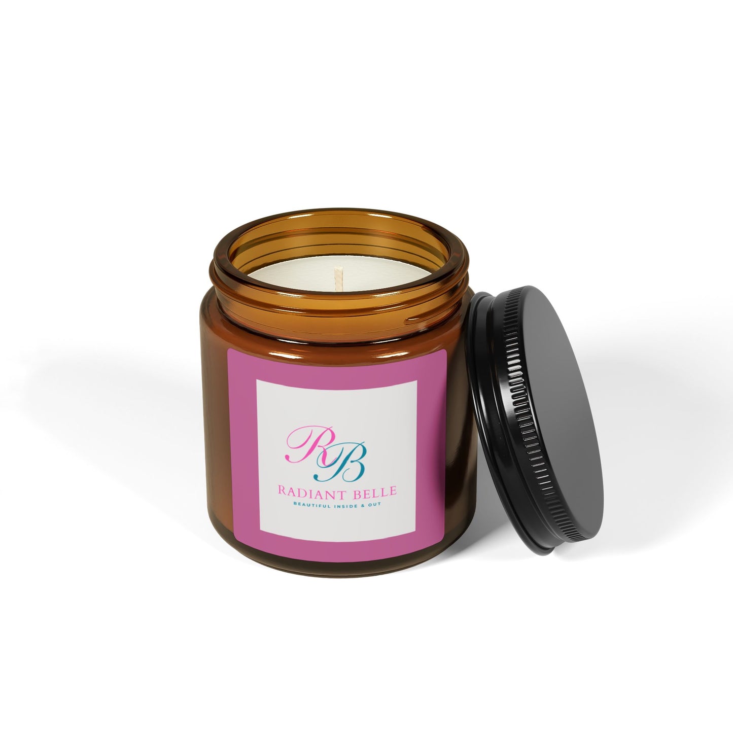 Radiant Belle Soy Candle (Multi-Size, Amber Jar)