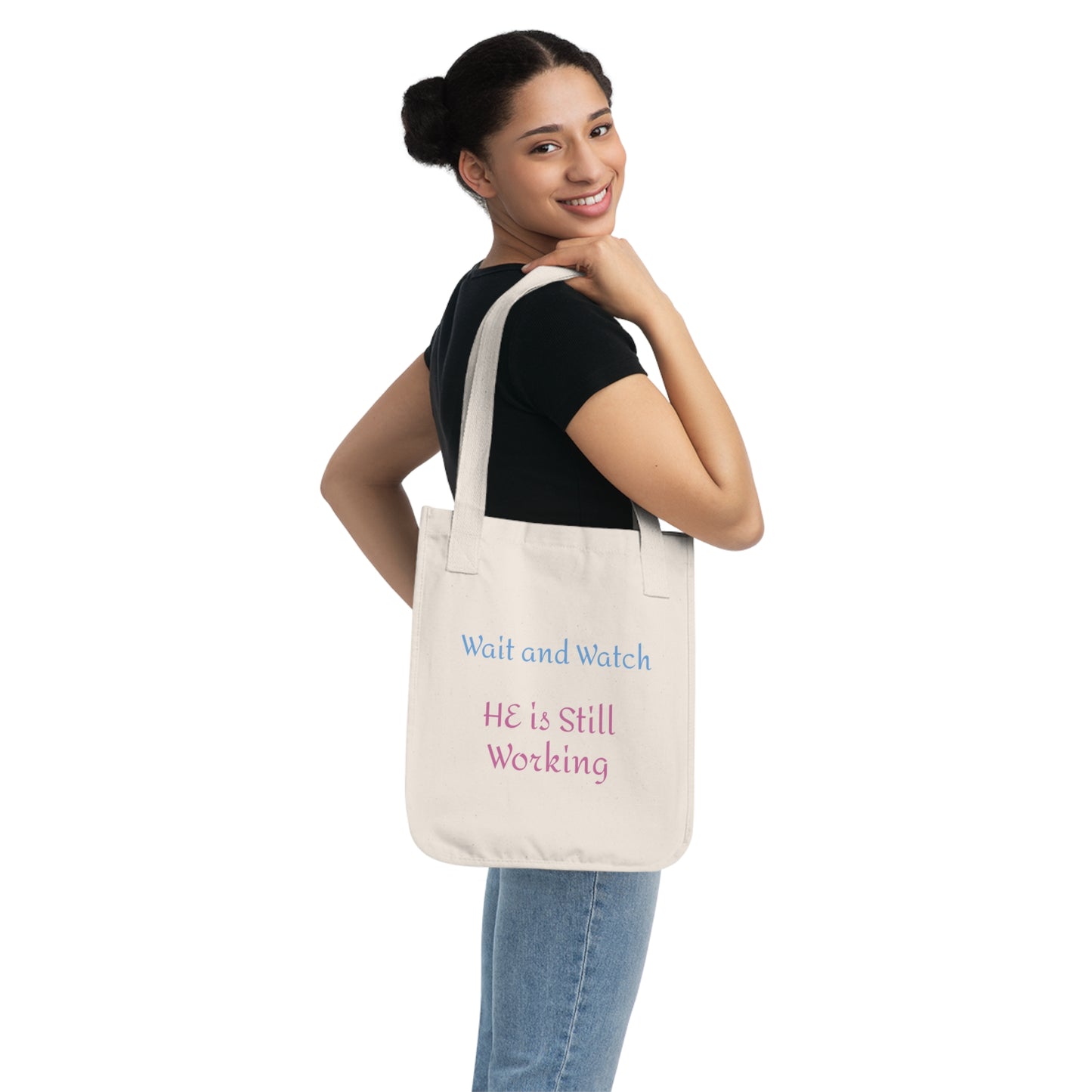 Watch & Wait Canvas Tote Bag