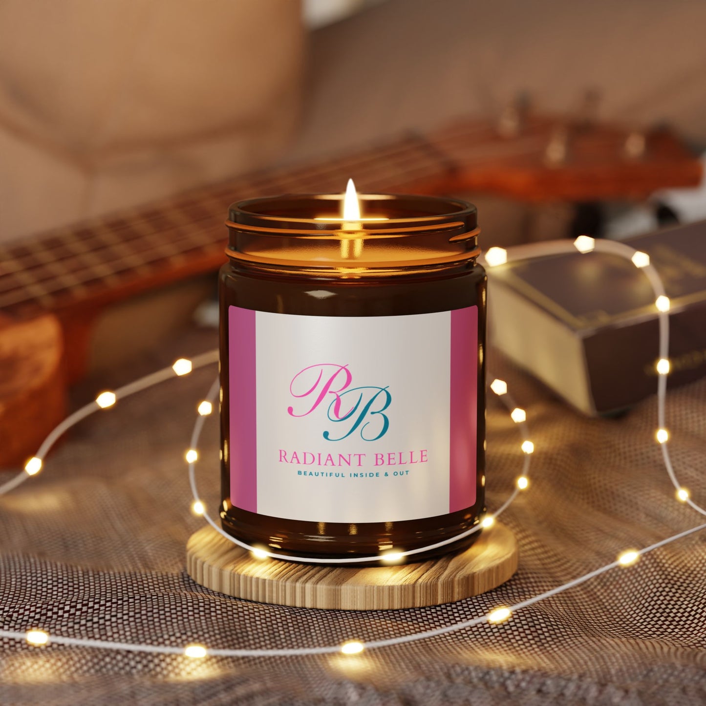 Radiant Belle Soy Candle (Multi-Size, Amber Jar)