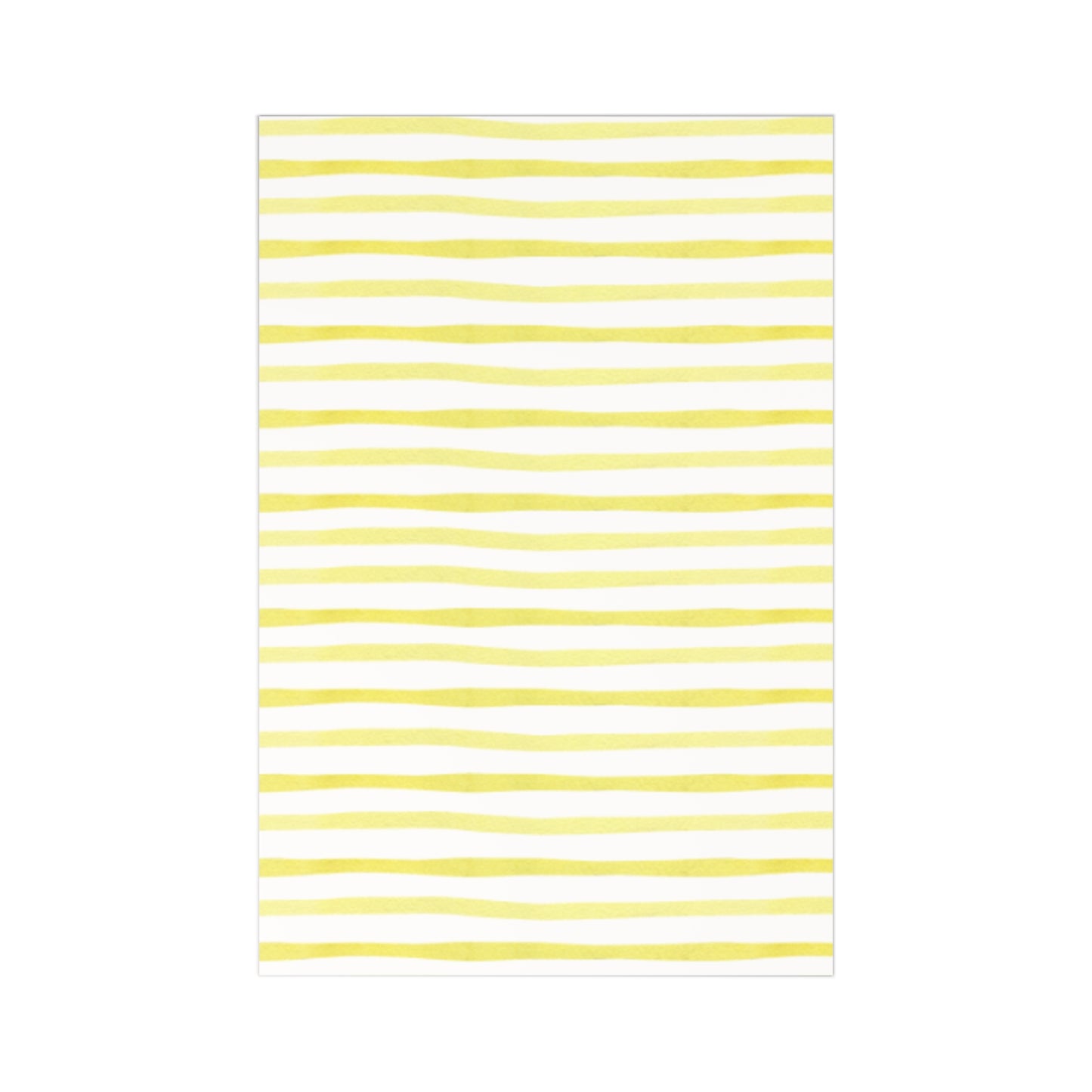 Yellow Striped Postcards Set of 7