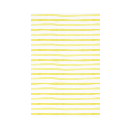 Yellow Striped Postcards Set of 7