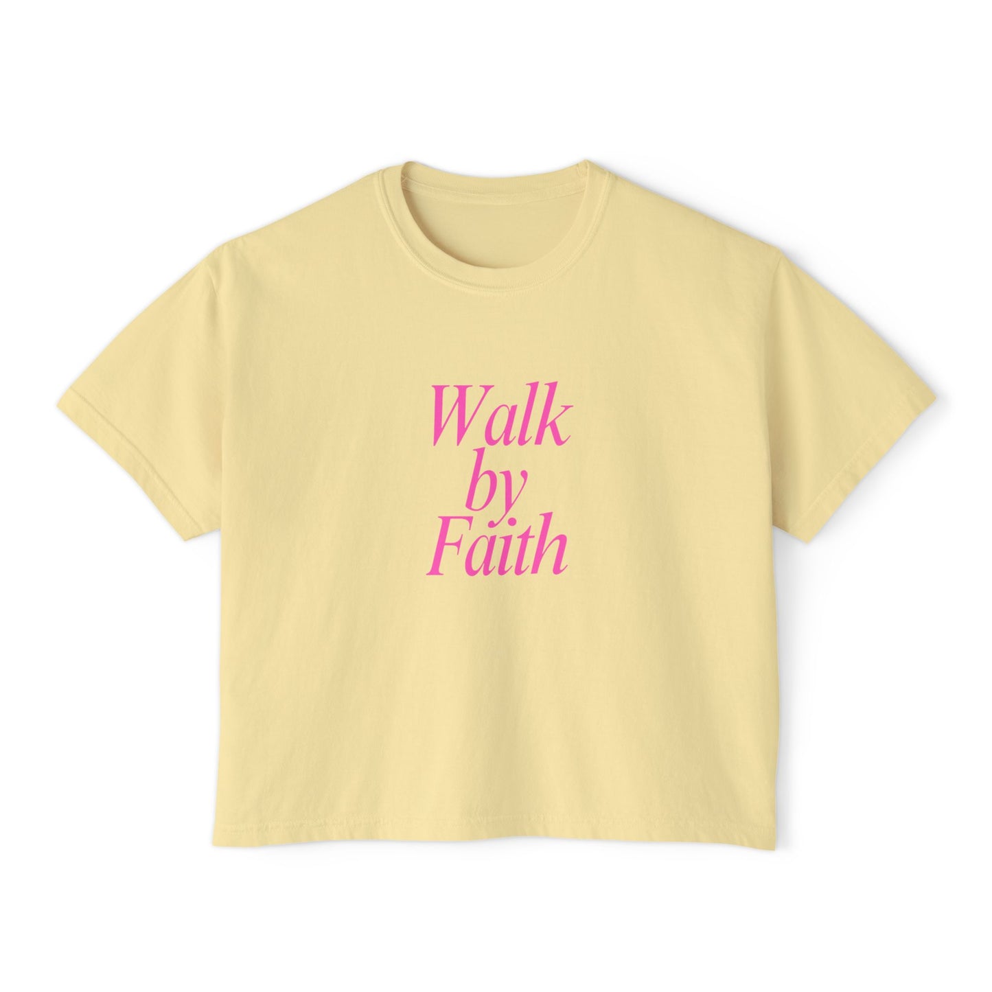 RB Walk By Faith Women's Boxy T's