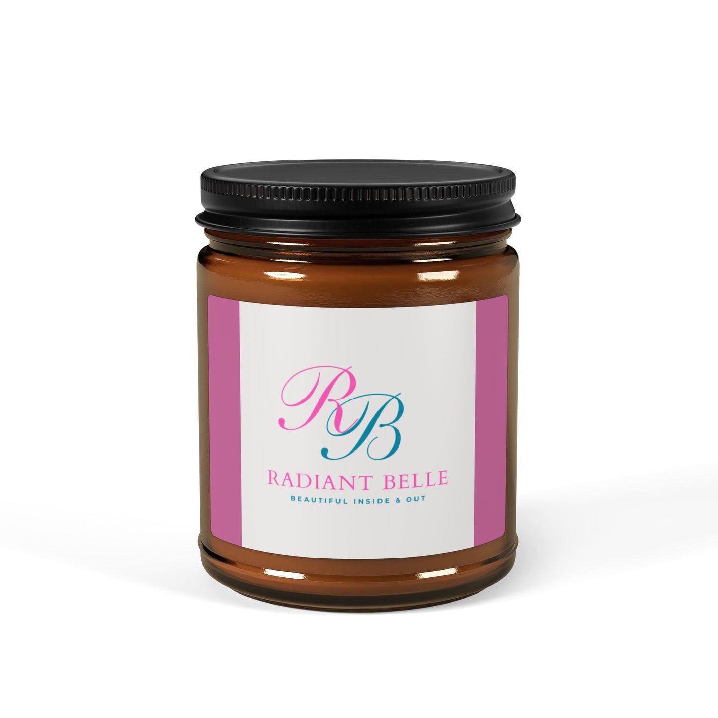 Radiant Belle Soy Candle (Multi-Size, Amber Jar)