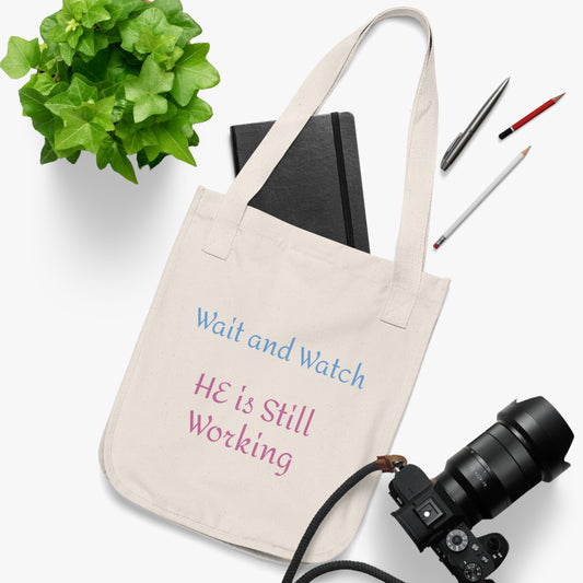 Watch & Wait Canvas Tote Bag