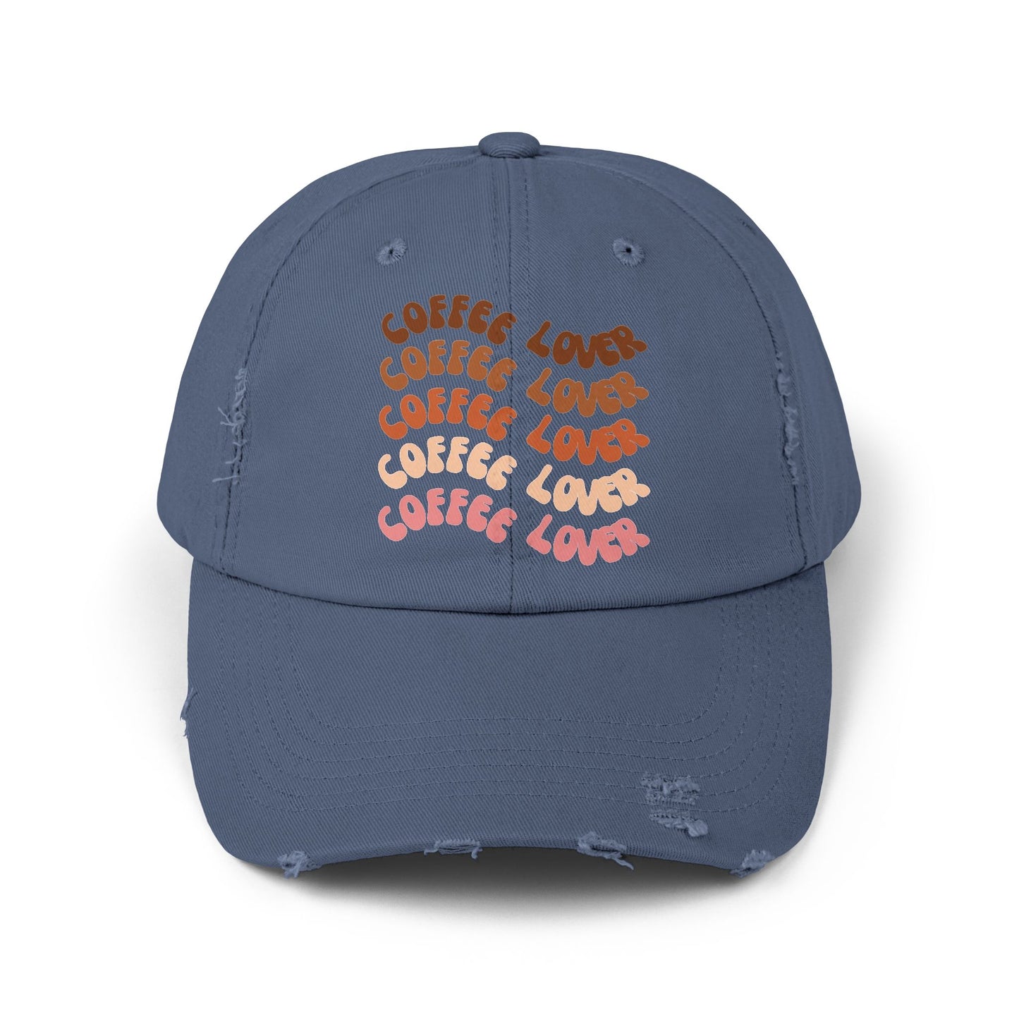 Coffee Lover Distressed Ball-cap