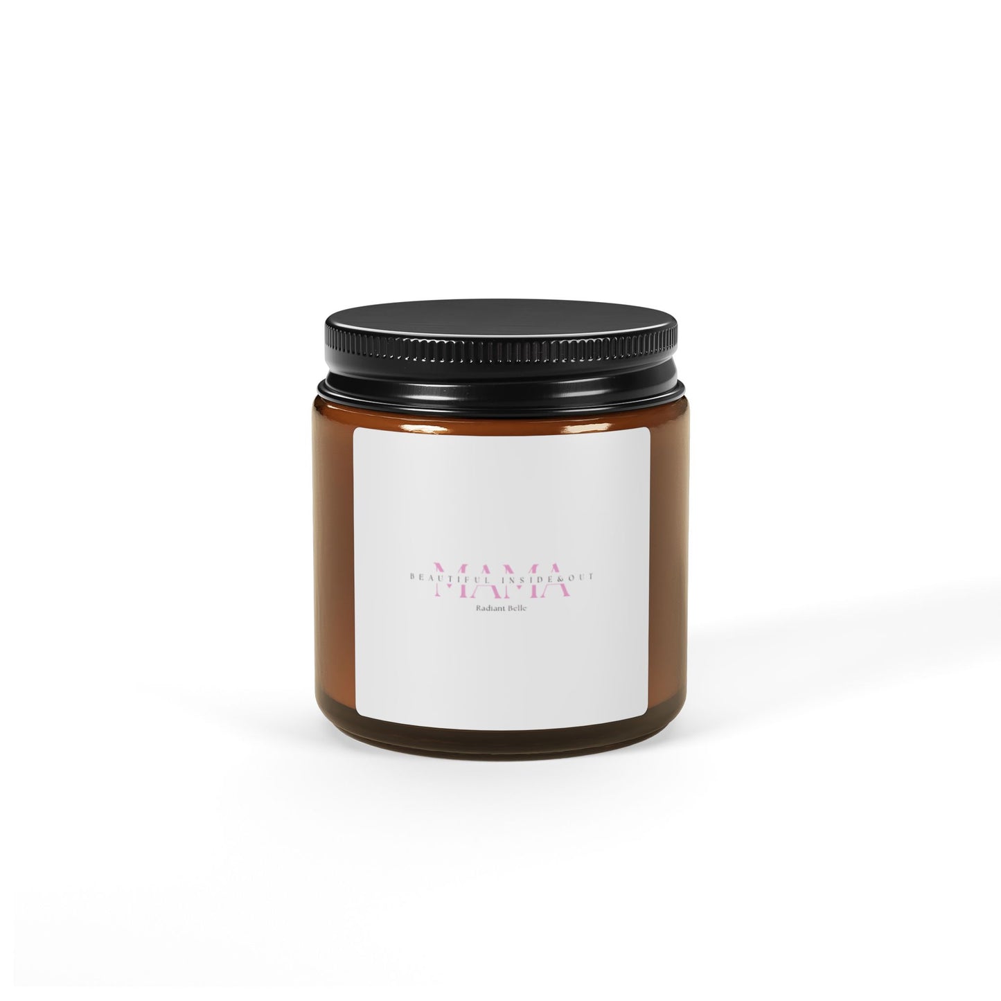 Scented Soy Candle (Multi-Size, Amber Jar)