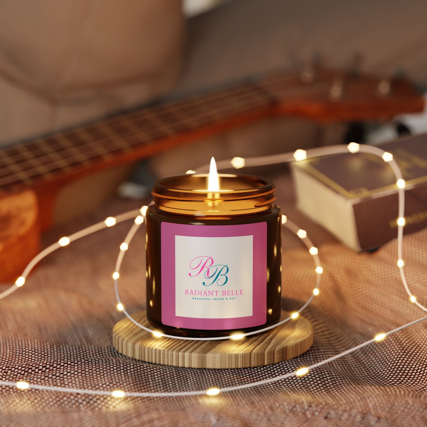 Radiant Belle Soy Candle (Multi-Size, Amber Jar)