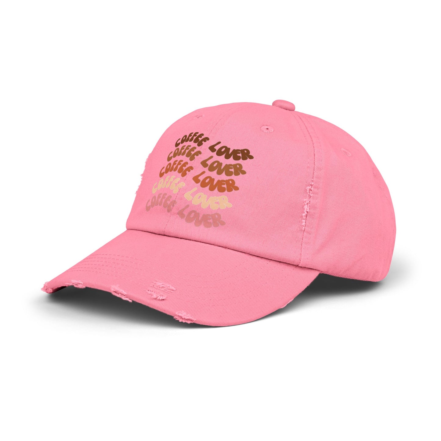 Coffee Lover Distressed Ball-cap