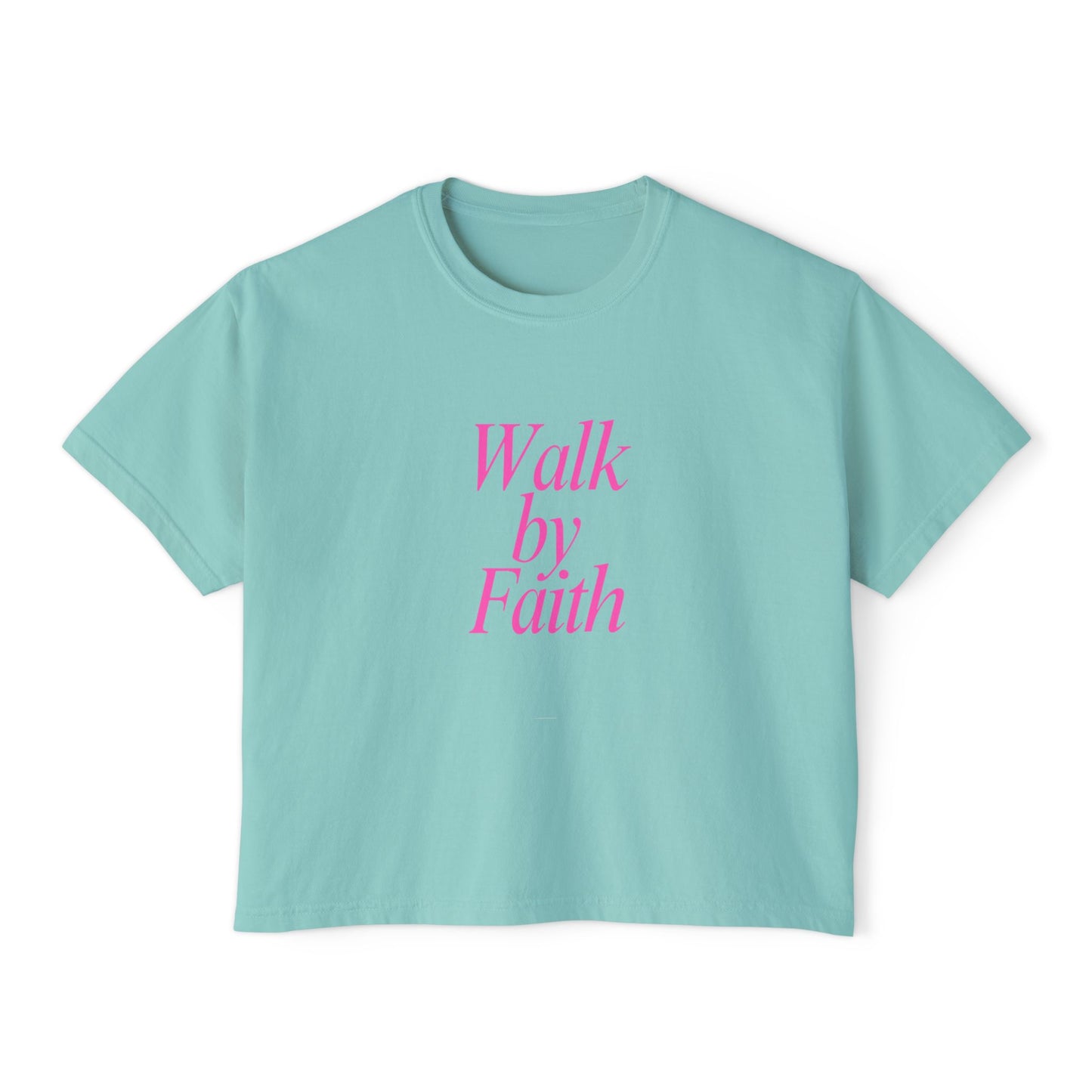 RB Walk By Faith Women's Boxy T's