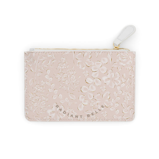 Radiant Belle Floral Mini Clutch Bag - Elegant Accessory for Special Occasions